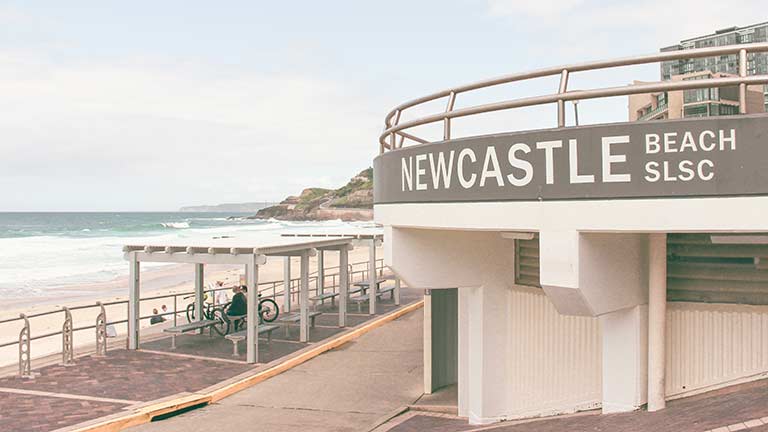 newcastle beach