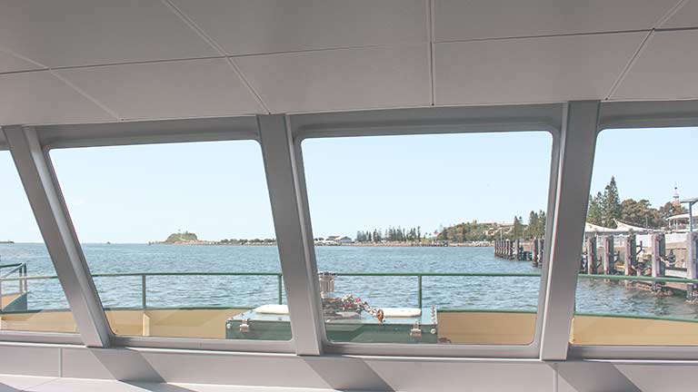 view from stockton ferry