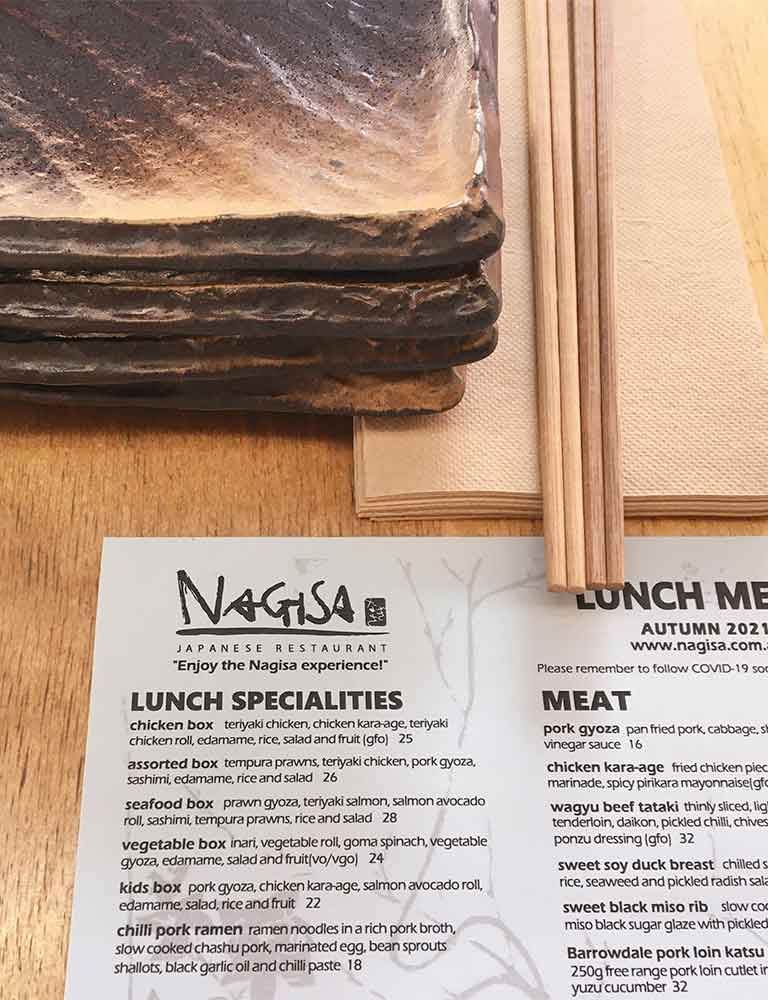 nagisa japanese restaurant menu